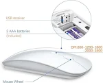 کیبورد و ماوس بی‌سیم فوق باریک TopMate مدل KM9000 - تصویر 3
