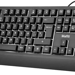 کیبورد سیمی با نور پس زمینه LED برند MAFITI RK201